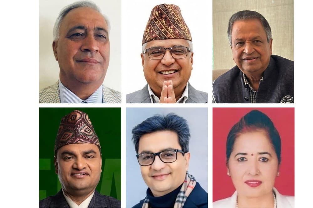 Nepali Congress 15th General Convention ballot counting and result declaration at party premises in Sanepa